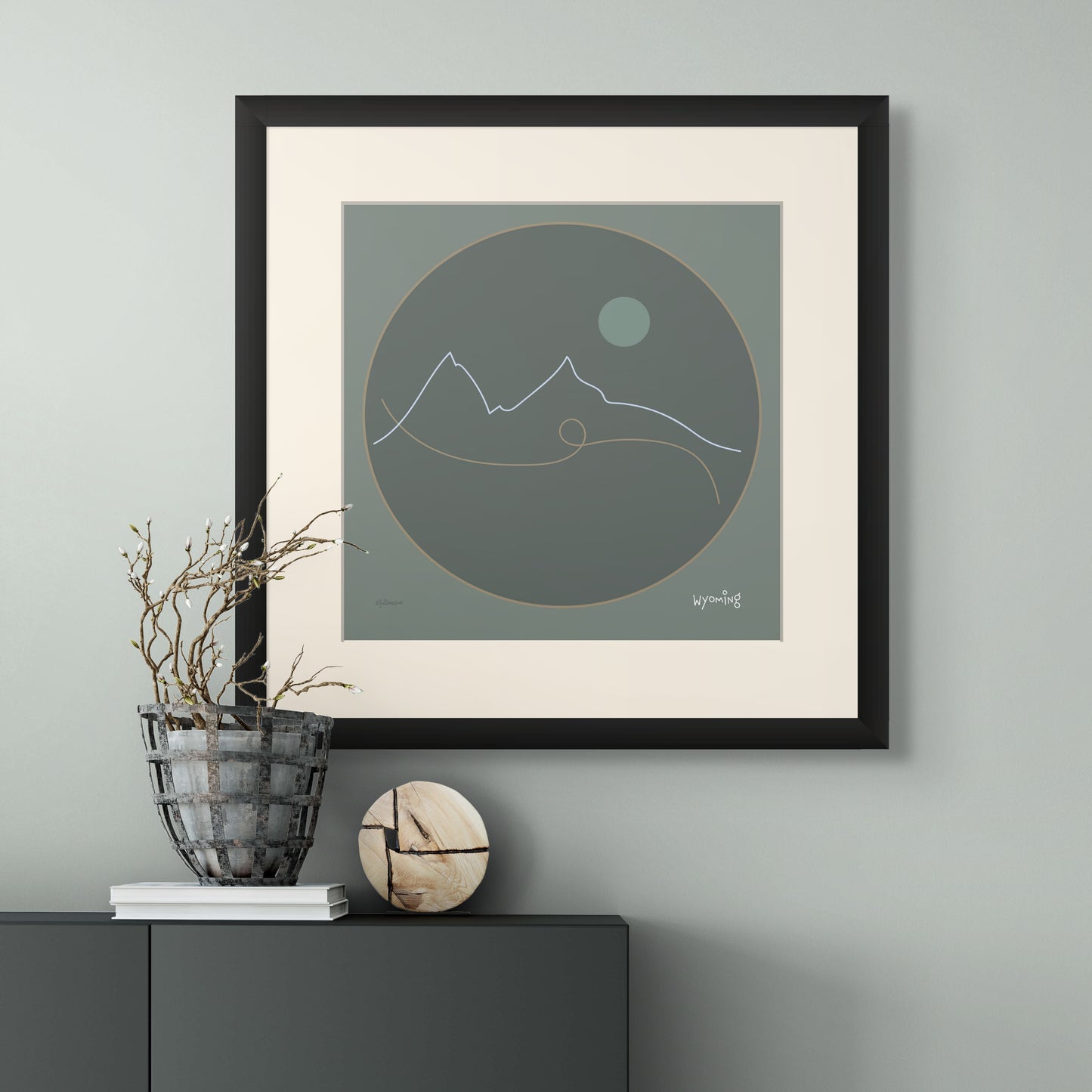 Grand Teton Sage Trio Vista Nuovo Fine Art Prints by Juliana2me