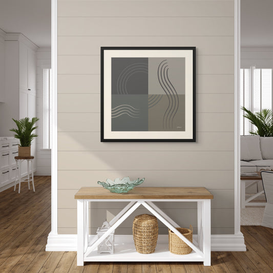 Motion I on Edgecomb Gray by Benjamin Moore