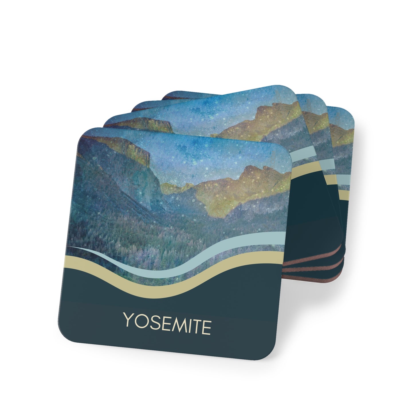 Yosemite Coasters Vista Nuovo Fine Art Prints by Juliana2me