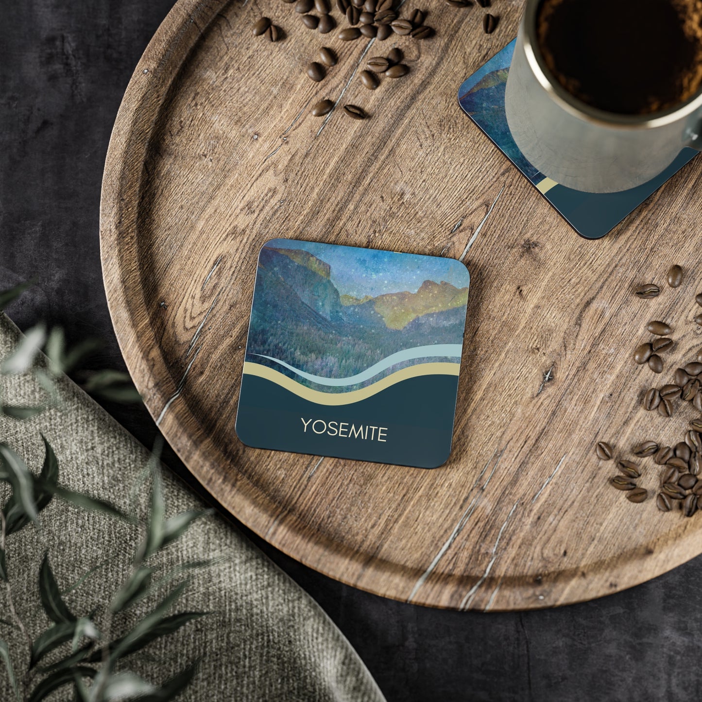 Yosemite Coasters Vista Nuovo Fine Art Prints by Juliana2me