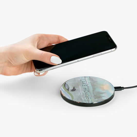 Airbnb Lake House Personalized Wireless Charger