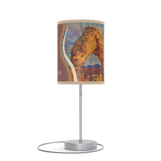 Personalized "Arches" Lamp for Airbnb Homes near Arches National Park