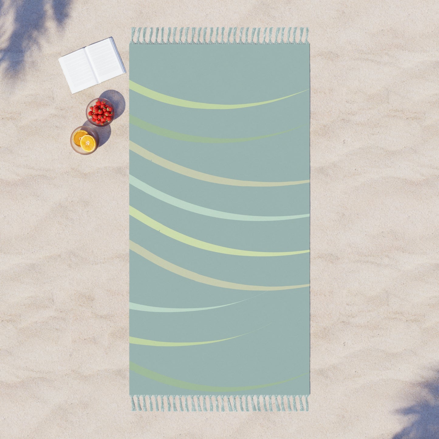 Summer Breeze Boho Beach Towel | Soft, Stylish, Eco-Friendly for Summer Fun Vista Nuovo Fine Art Prints by Juliana2me