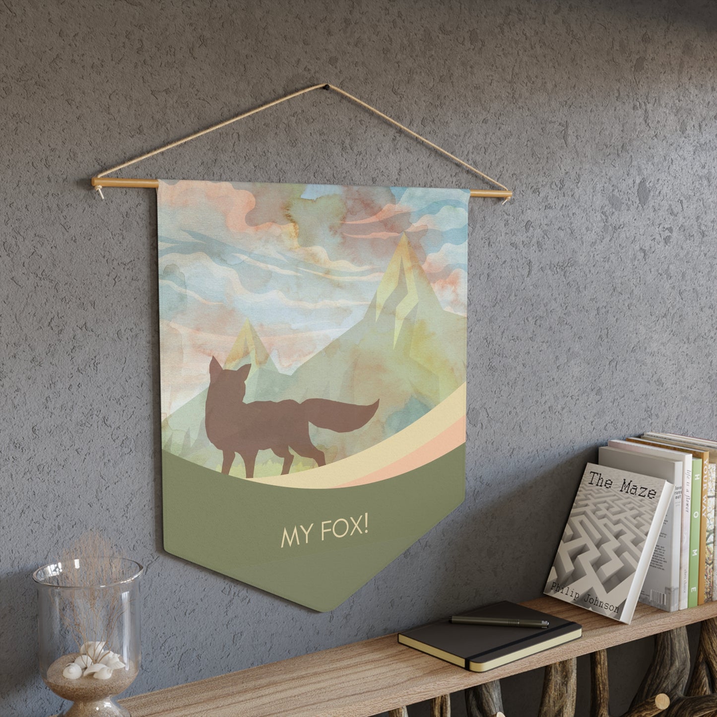 Welcome Pennant Banner for GE Vista Nuovo Fine Art Prints by Juliana2me