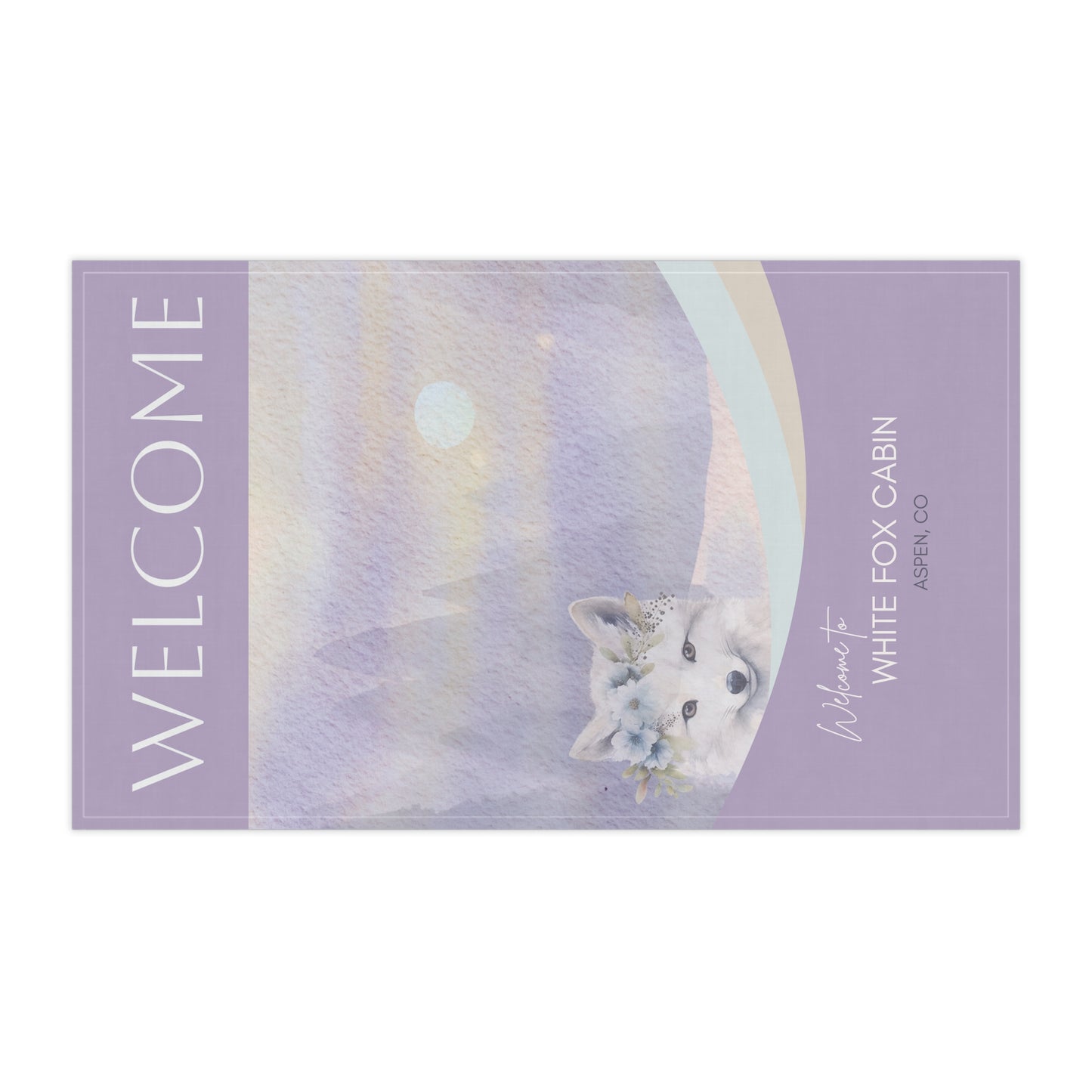 Tea Towels (cotton, poly) Vista Nuovo Fine Art Prints by Juliana2me