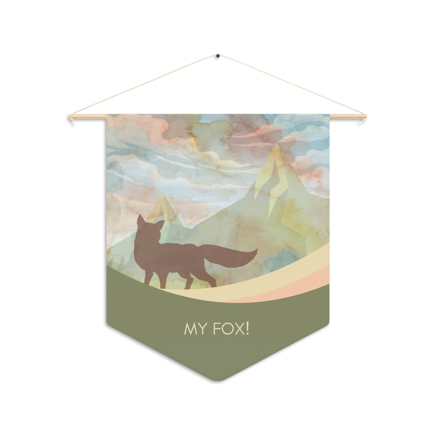 Welcome Pennant Banner for GE Vista Nuovo Fine Art Prints by Juliana2me