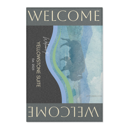 Stylish Welcome Area Rug for Home Decor, Perfect for Entryways, Living Rooms, Cozy Gifts, Housewarming, and Seasonal Decor