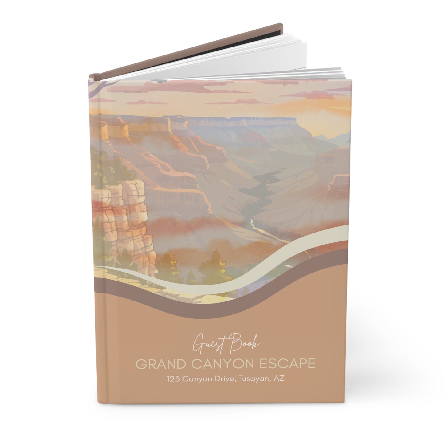 Airbnb Guest Journal (Grand Canyon) Vista Nuovo Fine Art Prints by Juliana2me