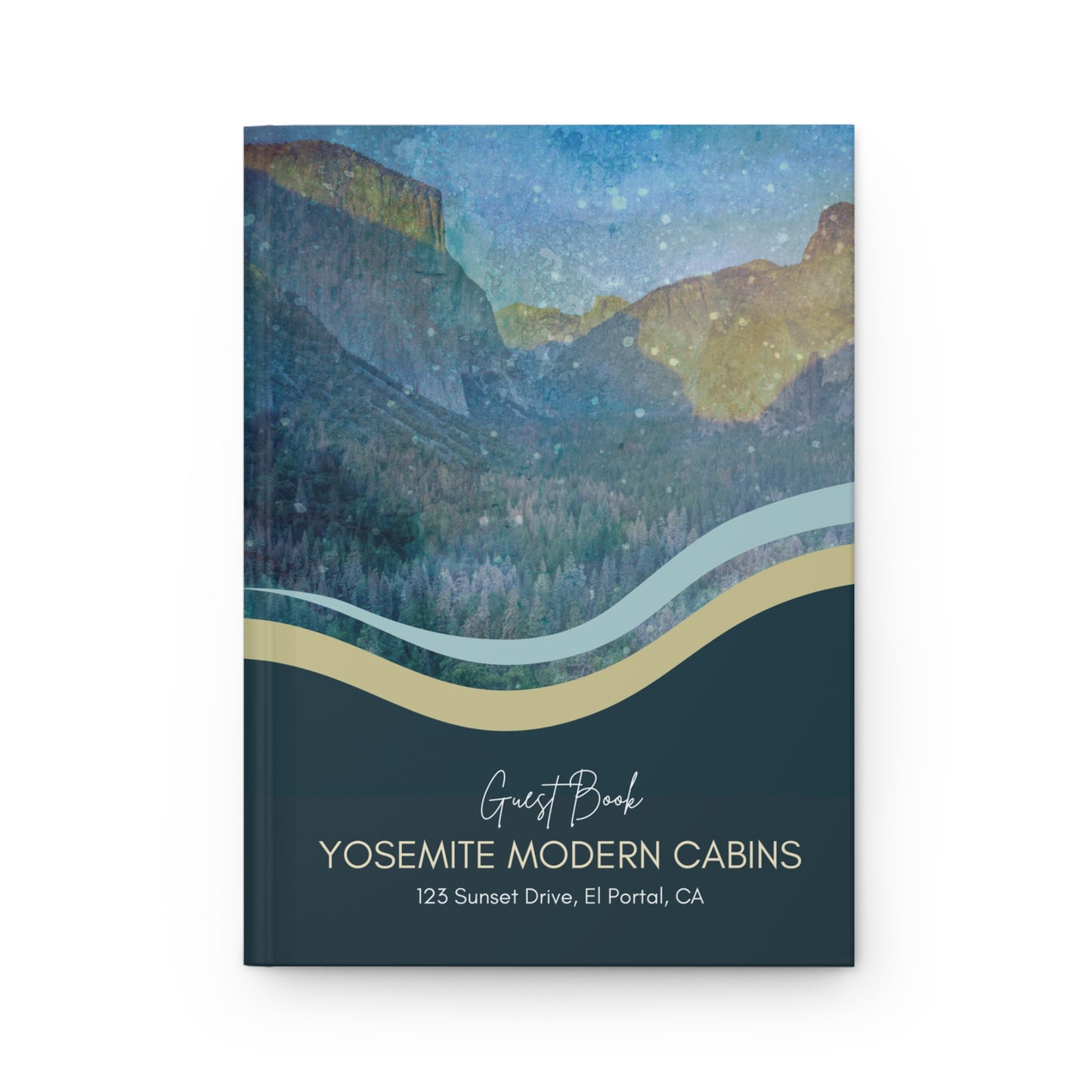 Yosemite National Park Guest Book Journal Vista Nuovo Fine Art Prints by Juliana2me