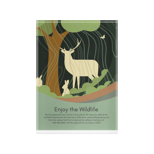 Welcome Block - Custom Welcome Airbnb Host Display