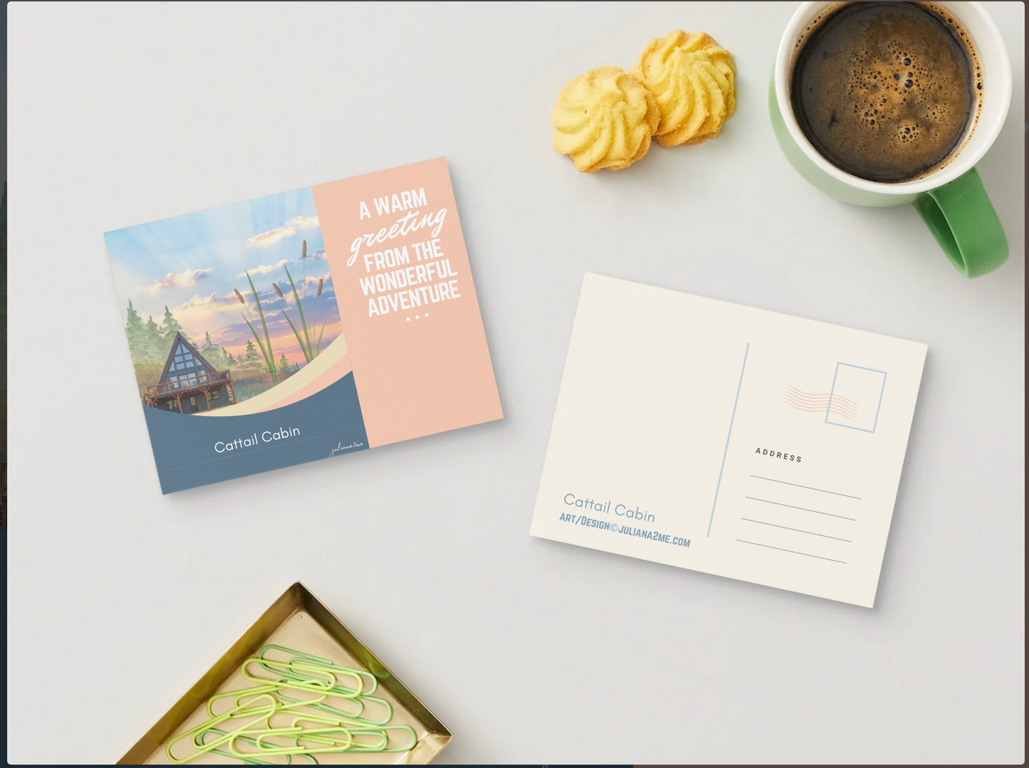 Guest Book and Postcards Bundle Vista Nuovo Fine Art Prints by Juliana2me