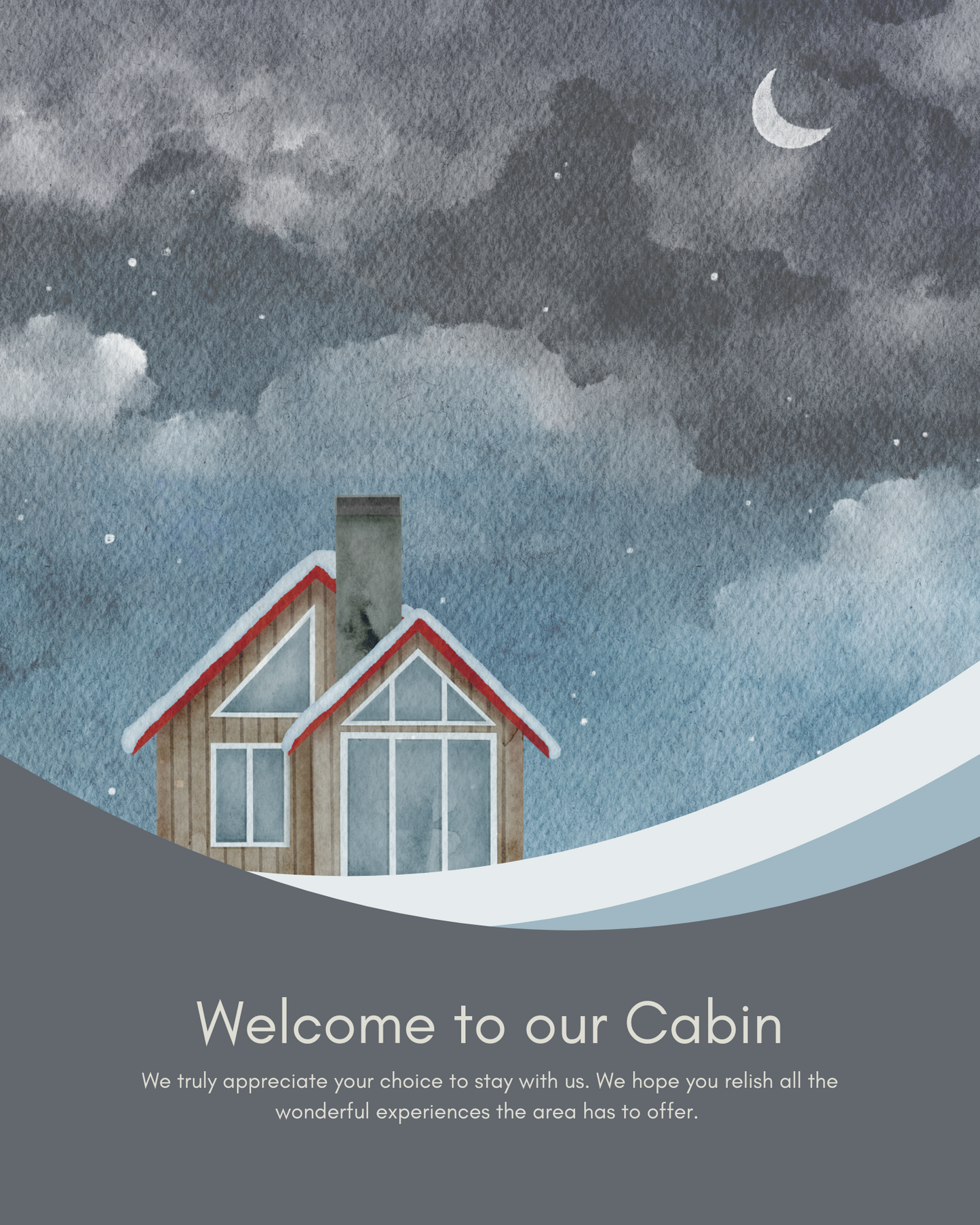 "Pretty Signs" Welcome Art Print for Vacation Rental Homes