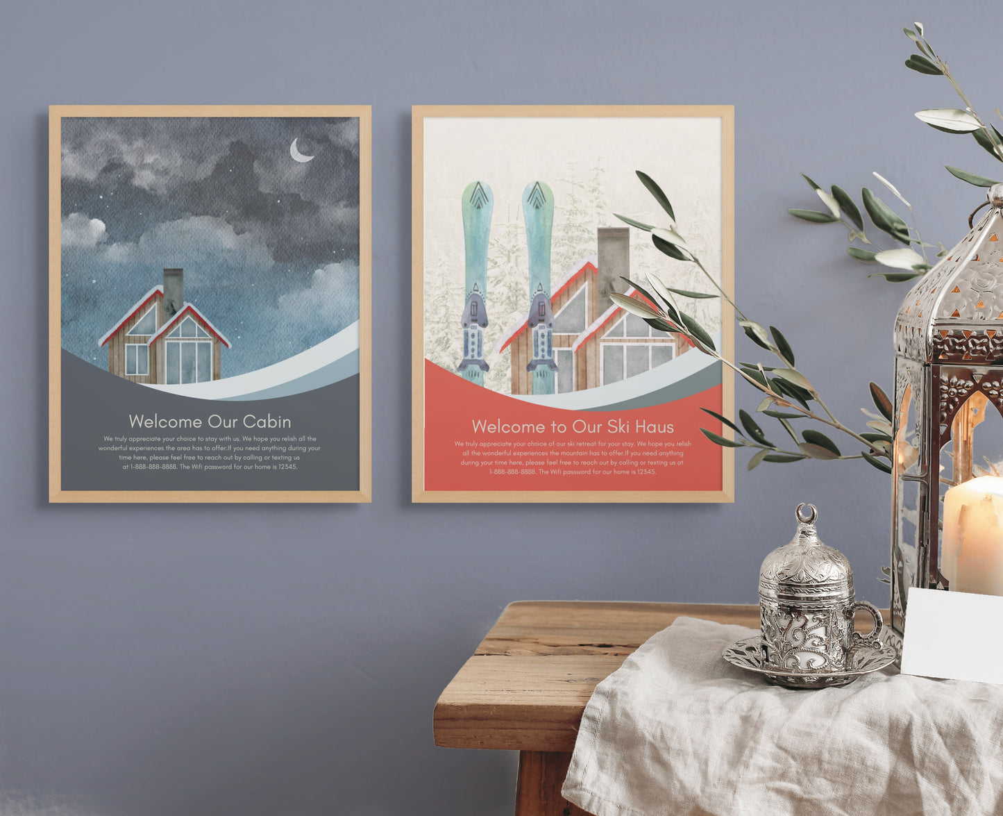 "Pretty Signs" Welcome Art Print for Vacation Rental Homes